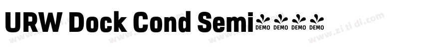 URW Dock Cond Semi字体转换
